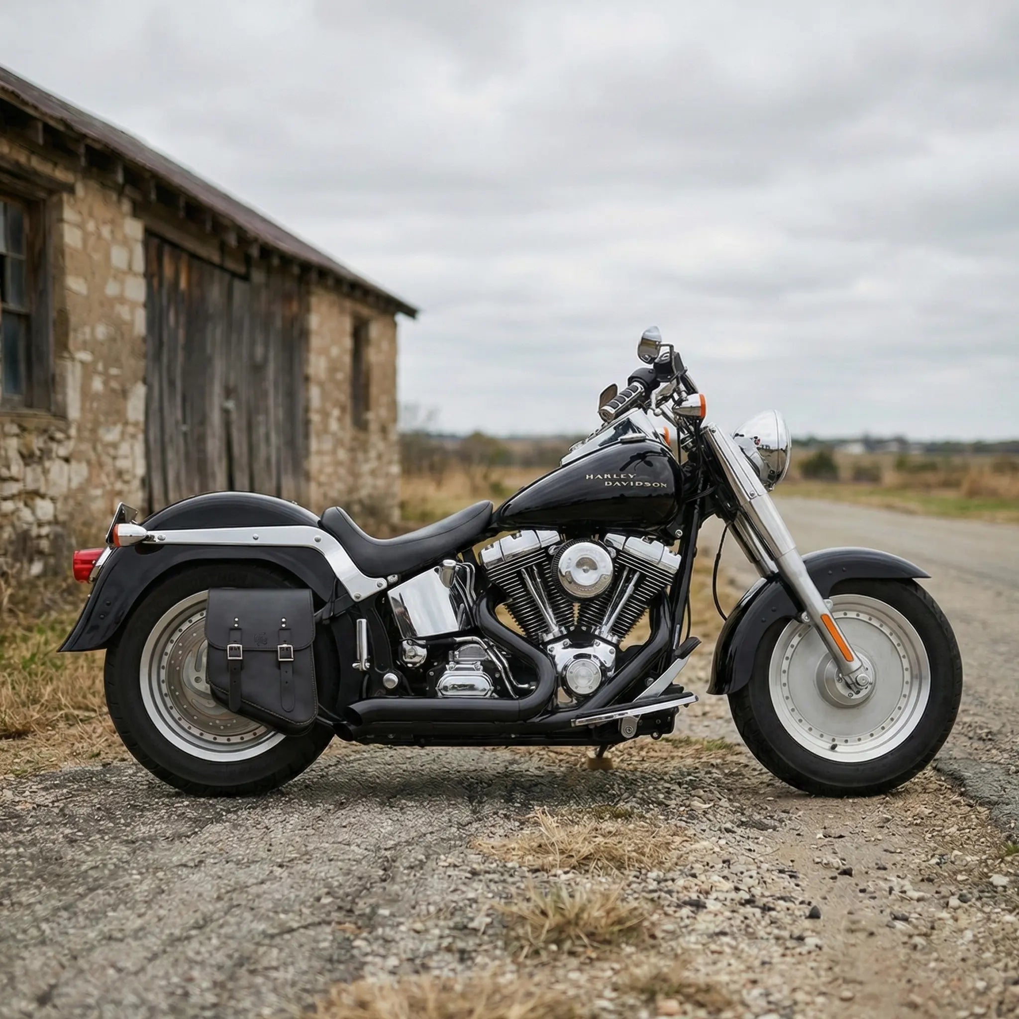 H-D® Pre-2017 Softail Right Side Solo Bag - SHR03