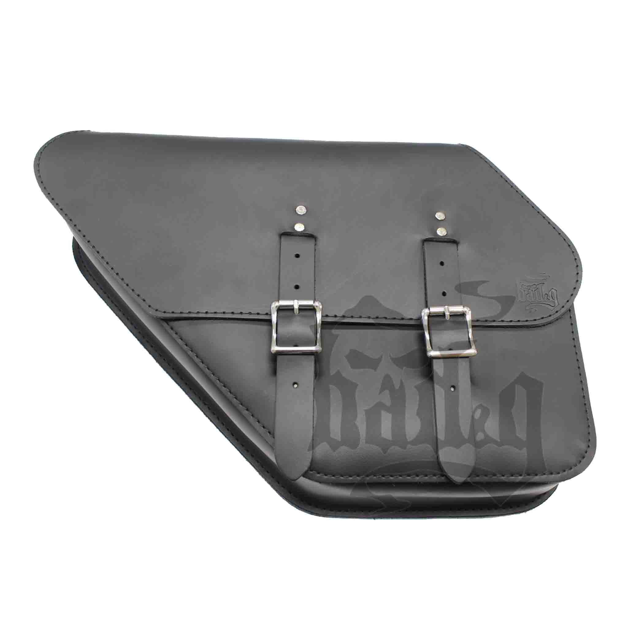 Upgrade your Harley-Davidson® Dyna with the DL011 Dyna Left Side Solo Bag. Hand crafted in USA with premium leather and top quality hardware. Durable and stylish, it's the perfect saddlebag for your motorcycle.