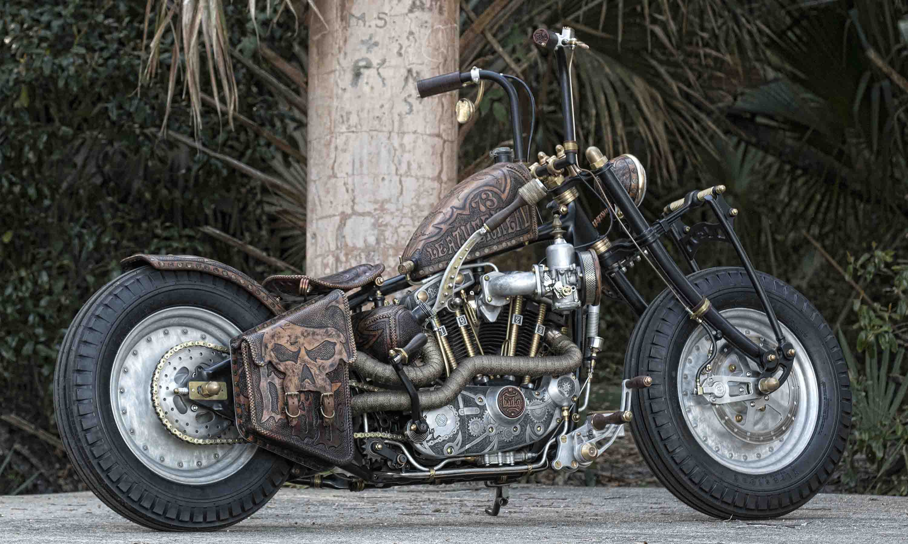 1973 Harley-Davidson Ironhead "Leatherhead" Right Side View