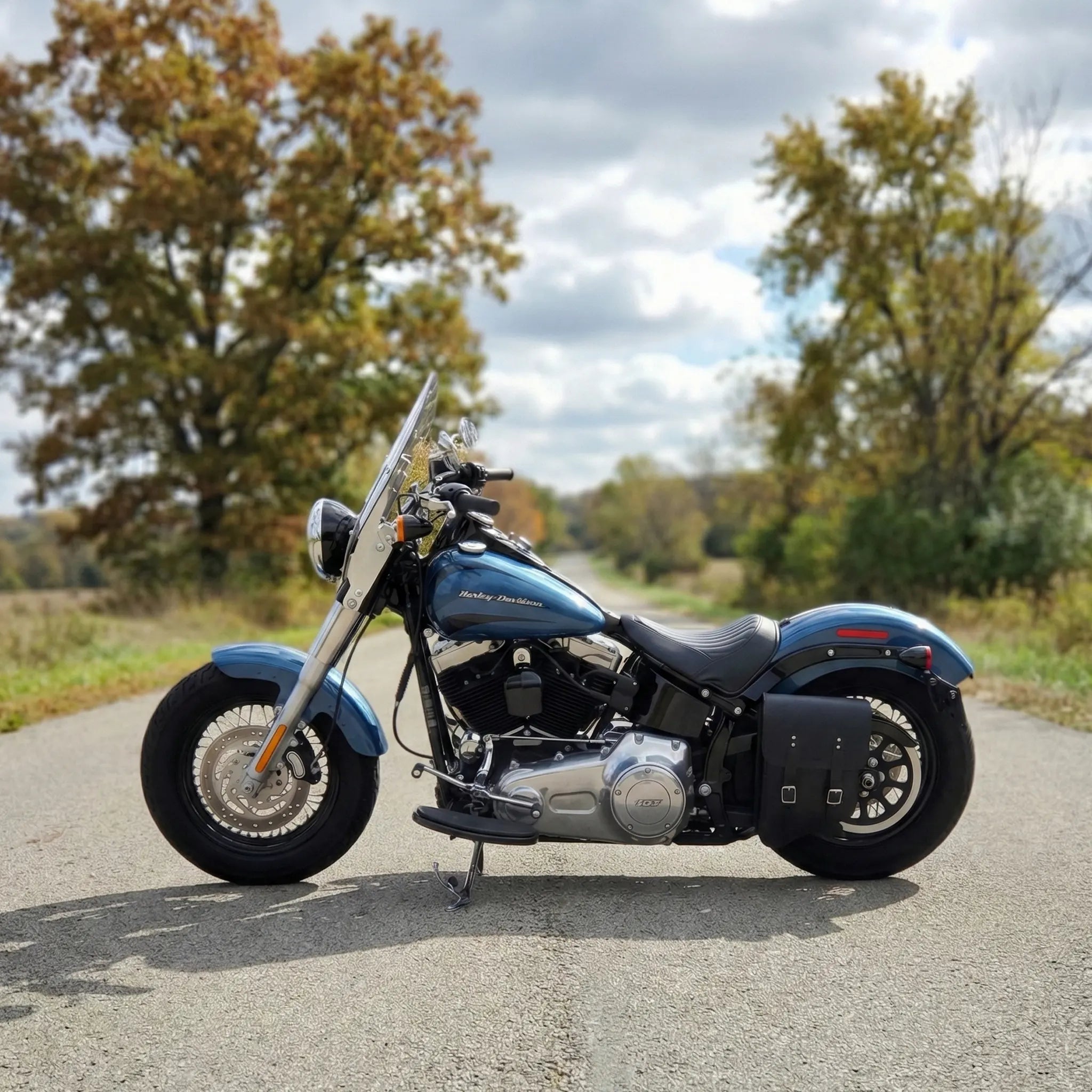 H-D® 2018-Later Softail Left Side Solo Bag - SHL03