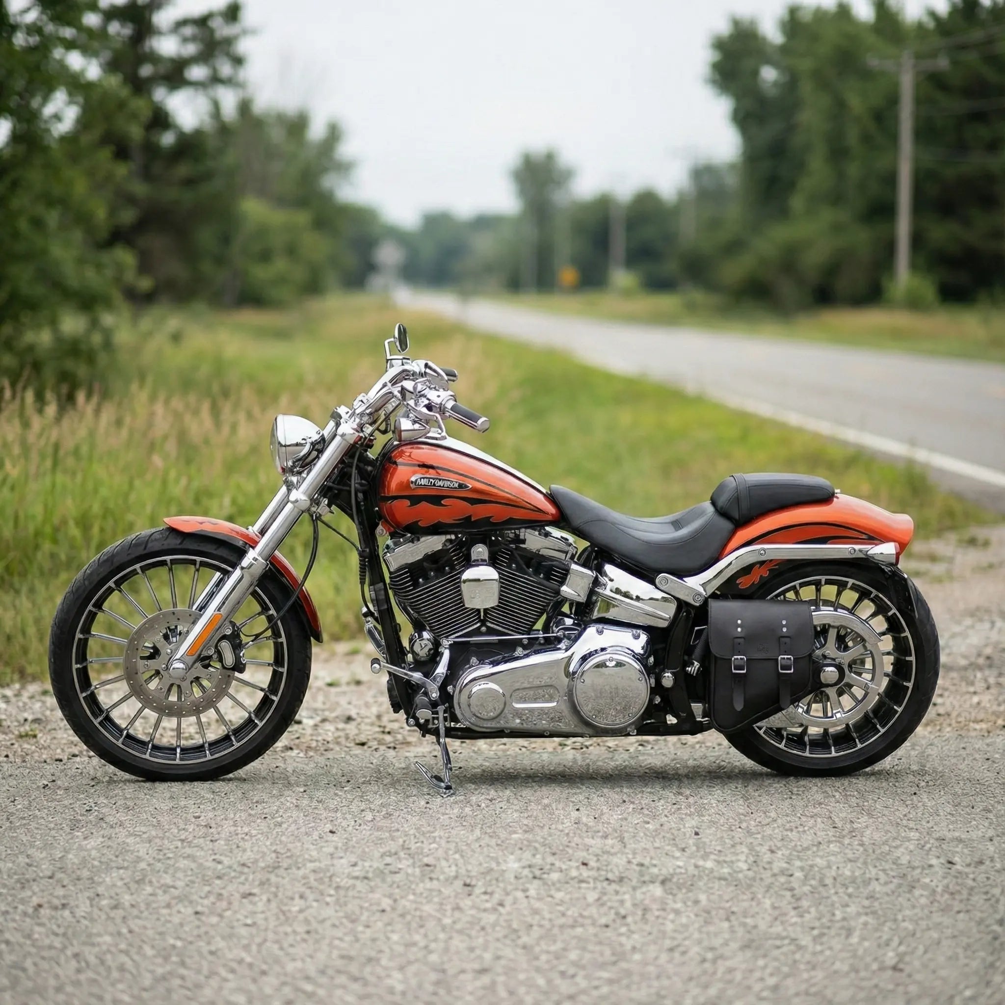 H-D® Pre-2017 Softail Left Side Solo Bag - SHL03