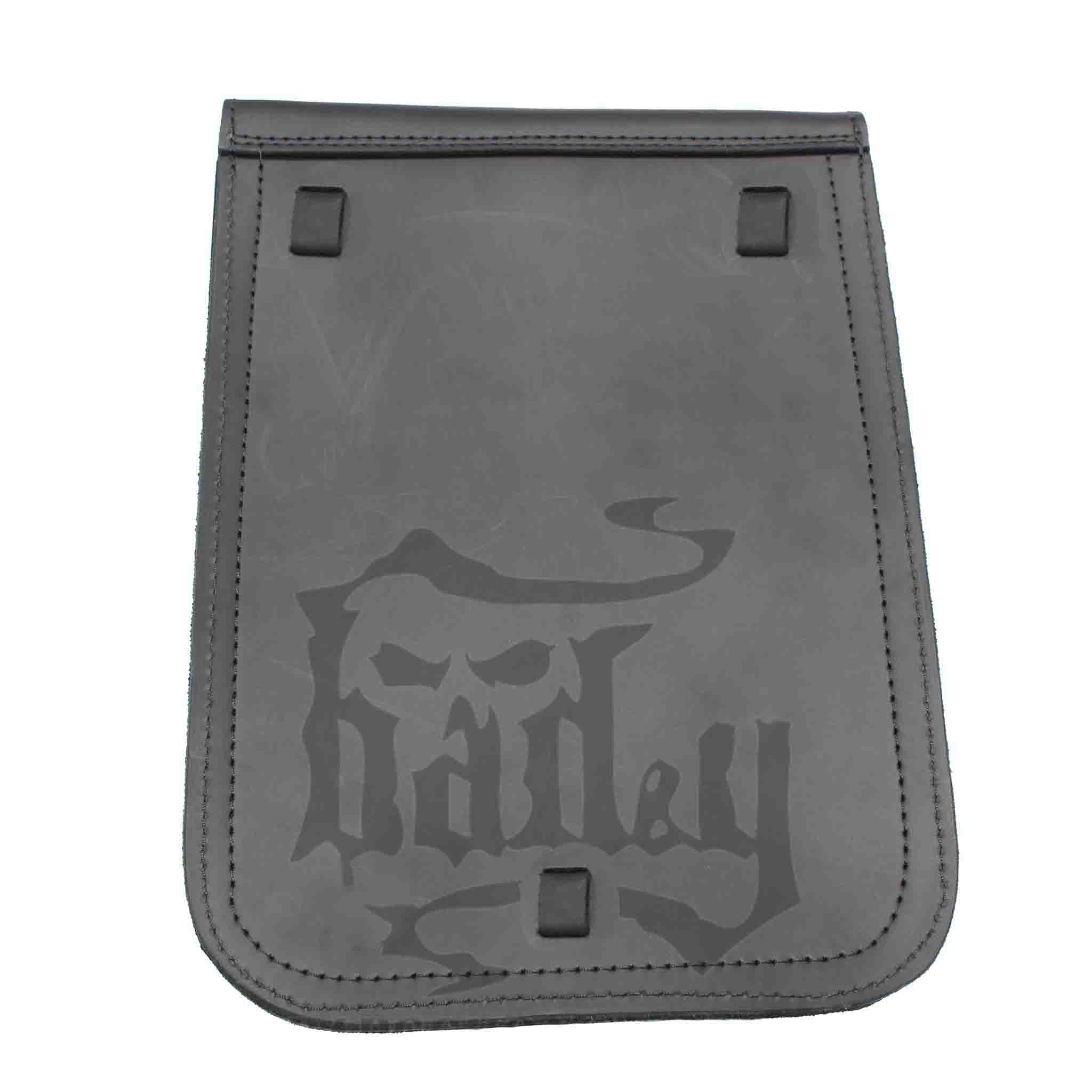 Upgrade your Harley-Davidson® Softail with the SH04F Fender Strut Solo Bag. Can be mounted on LEFT or RIGHT side! Hand crafted in USA with premium leather and top quality hardware. Durable and stylish, it's the perfect fit for your motorcycle.